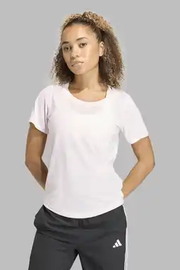 Wehkamp adidas Performance sportshirt lichtroze aanbieding