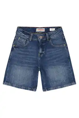 Wehkamp Vingino regular denim short dark blue denim aanbieding