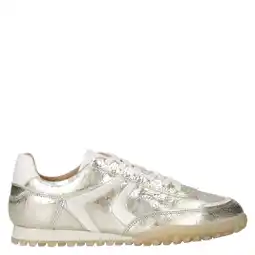 Wehkamp DWRS Tao leren sneakers champagne metallic aanbieding