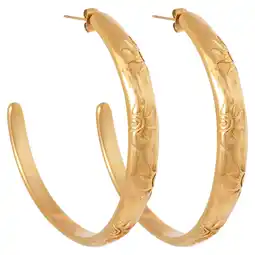 Wehkamp Label Kiki gold plated oorbellen Sunlight aanbieding