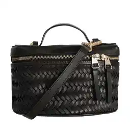 Wehkamp Fred de la Bretoniere leren crossbody tas Lori zwart aanbieding