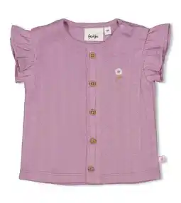 Wehkamp Feetje T-shirt Flower Ranch violet aanbieding