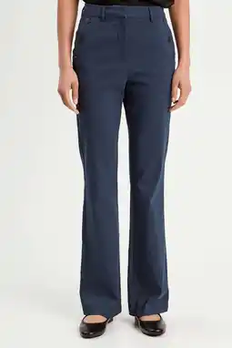 Wehkamp Cache Cache bootcut regularwaist casual broek marineblauw aanbieding