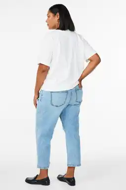 Wehkamp Zizzi jeans regularwaist light blue denim aanbieding