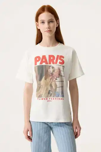 Wehkamp Garcia T-shirt ecru aanbieding