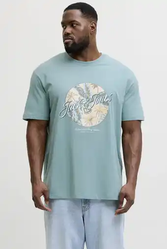Wehkamp JACK & JONES PLUS SIZE regular T-shirt blauw aanbieding
