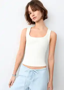 Wehkamp MANGO TEEN tanktop wit aanbieding