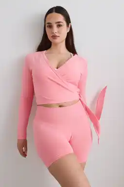 Wehkamp Aim'n sportshirt Seamless roze aanbieding