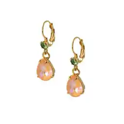 Wehkamp Otazu gold plated oorbellen met Swarovski kristallen Classic Peach Delight aanbieding