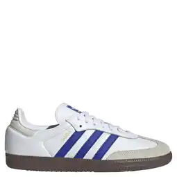 Wehkamp adidas Originals Samba OG leren sneakers wit/blauw aanbieding