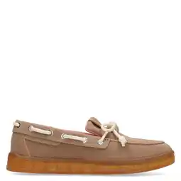 Wehkamp Scotch & Soda Nixie suède bootschoenen beige aanbieding