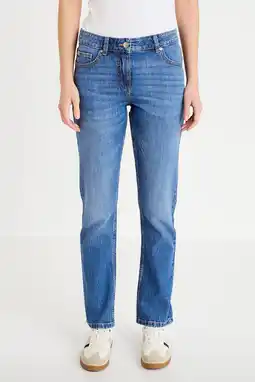 Wehkamp Cache Cache slim fit jeans medium blue denim aanbieding