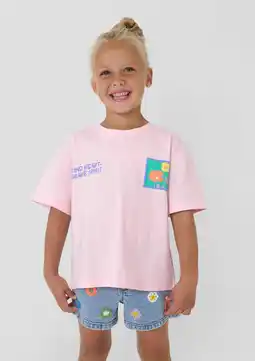 Wehkamp s.Oliver T-shirt met backprint roze aanbieding
