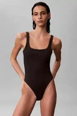 Wehkamp Calvin Klein badpak zwart aanbieding
