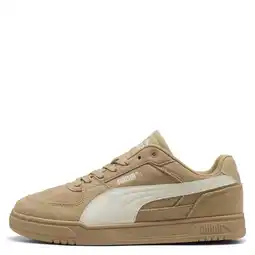 Wehkamp Puma Caven III suede sneakers camel/ecru aanbieding
