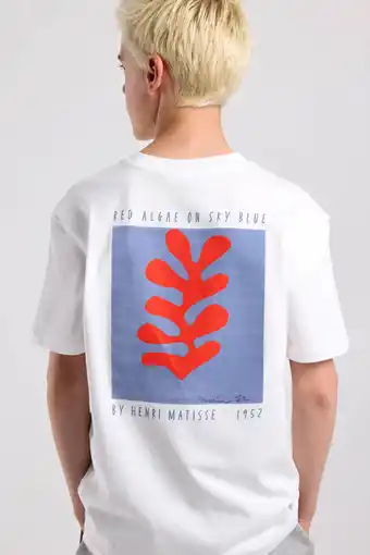 Wehkamp America Today T-shirt met backprint wit aanbieding