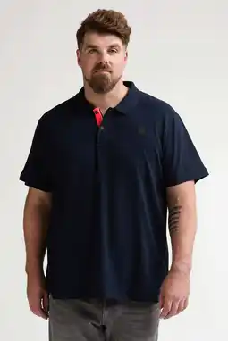 Wehkamp Petrol industries Plus Size regular polo donkerbruin aanbieding