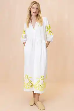 Wehkamp Oilily midi jurk broderie ecru aanbieding