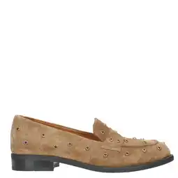 Wehkamp Babouche B-Kassy-2 suède loafers camel aanbieding