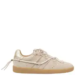Wehkamp DWRS suède sneakers met studs beige aanbieding