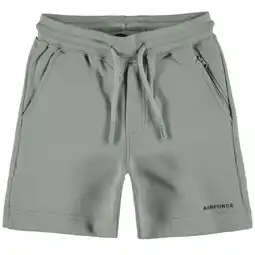 Wehkamp Airforce sweatshort van katoen grijs aanbieding