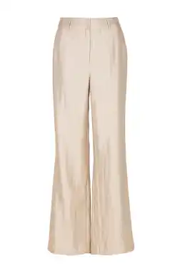 Wehkamp Freebird wide leg regularwaist broek goud aanbieding