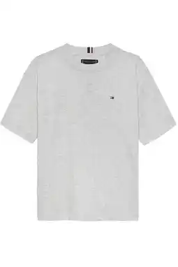 Wehkamp Tommy Hilfiger T-shirt grijs melange aanbieding