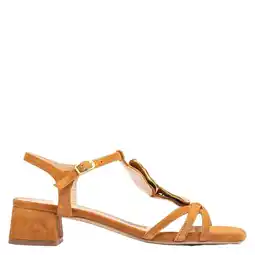 Wehkamp Unisa suède sandalettes cognac aanbieding