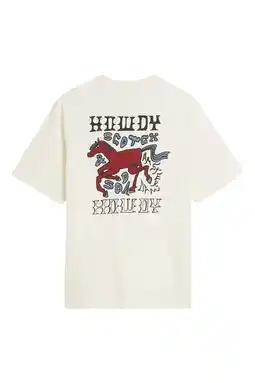 Wehkamp Scotch & Soda regular T-shirt met backprint ecru aanbieding