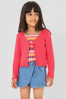 Wehkamp s.Oliver vest rib gebreid roze aanbieding
