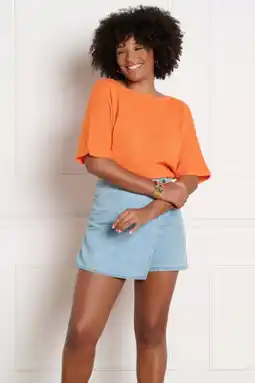 Wehkamp LOLALIZA gebreide trui oranje aanbieding