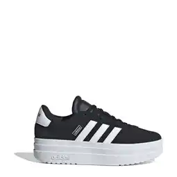 Wehkamp adidas Sportswear VL Court Bold suède sneakers zwart/wit aanbieding