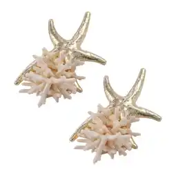 Wehkamp Candy Sweet Jewellery oorbellen met zeester ecru/goudkleurig aanbieding