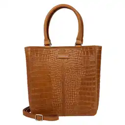 Wehkamp BURKELY leren shopper Cool Colbie cognac aanbieding