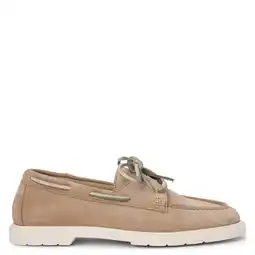 Wehkamp Tommy Hilfiger suède bootschoenen beige aanbieding