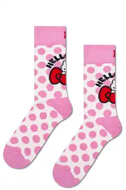 Wehkamp Happy Socks sokken Hello Kitty Pink Dot roze aanbieding
