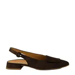 Wehkamp Paul Green suède slingback loafers donkerbruin aanbieding