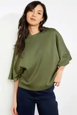 Wehkamp LOLALIZA top kaki aanbieding