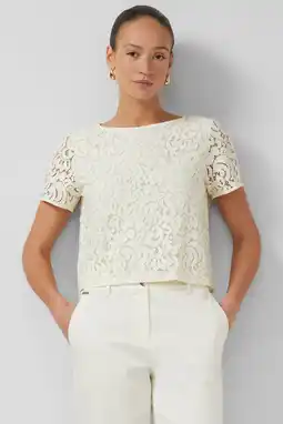 Wehkamp s.Oliver BLACK LABEL gebloemde top wit aanbieding