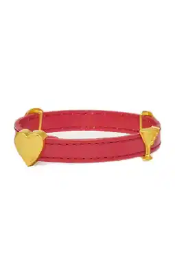 Wehkamp Fabienne Chapot leren armband rood aanbieding