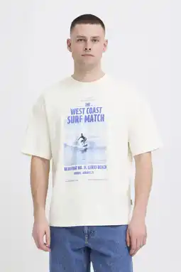 Wehkamp Blend T-shirt ecru aanbieding