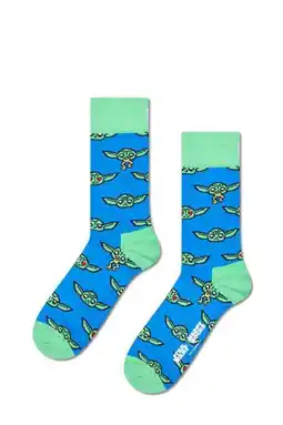 Wehkamp Happy Socks sokken STAR WARS Grogu Mood blauw aanbieding