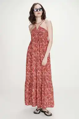 Wehkamp Grace & Mila maxi jurk rood aanbieding