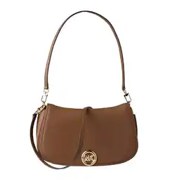 Wehkamp Michael Kors leren schoudertas Nolita cognac aanbieding