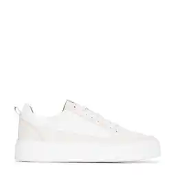 Wehkamp PS Poelman Ivar leren sneakers wit aanbieding