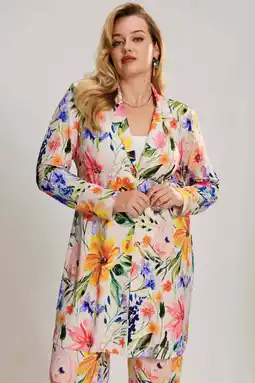 Wehkamp YOEK wide leg highwaist gebloemde broek multi aanbieding