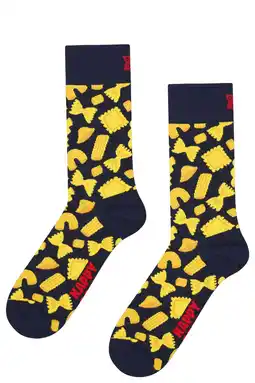 Wehkamp Happy Socks sokken Pasta zwart/geel aanbieding
