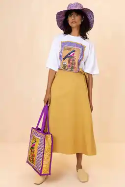 Wehkamp Oilily maxi rok geel aanbieding