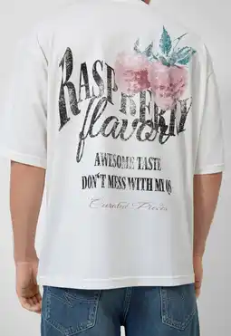 Wehkamp s.Oliver T-shirt met backprint ecru aanbieding