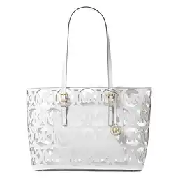 Wehkamp Michael Kors laser-cut shopper Quinn wit aanbieding